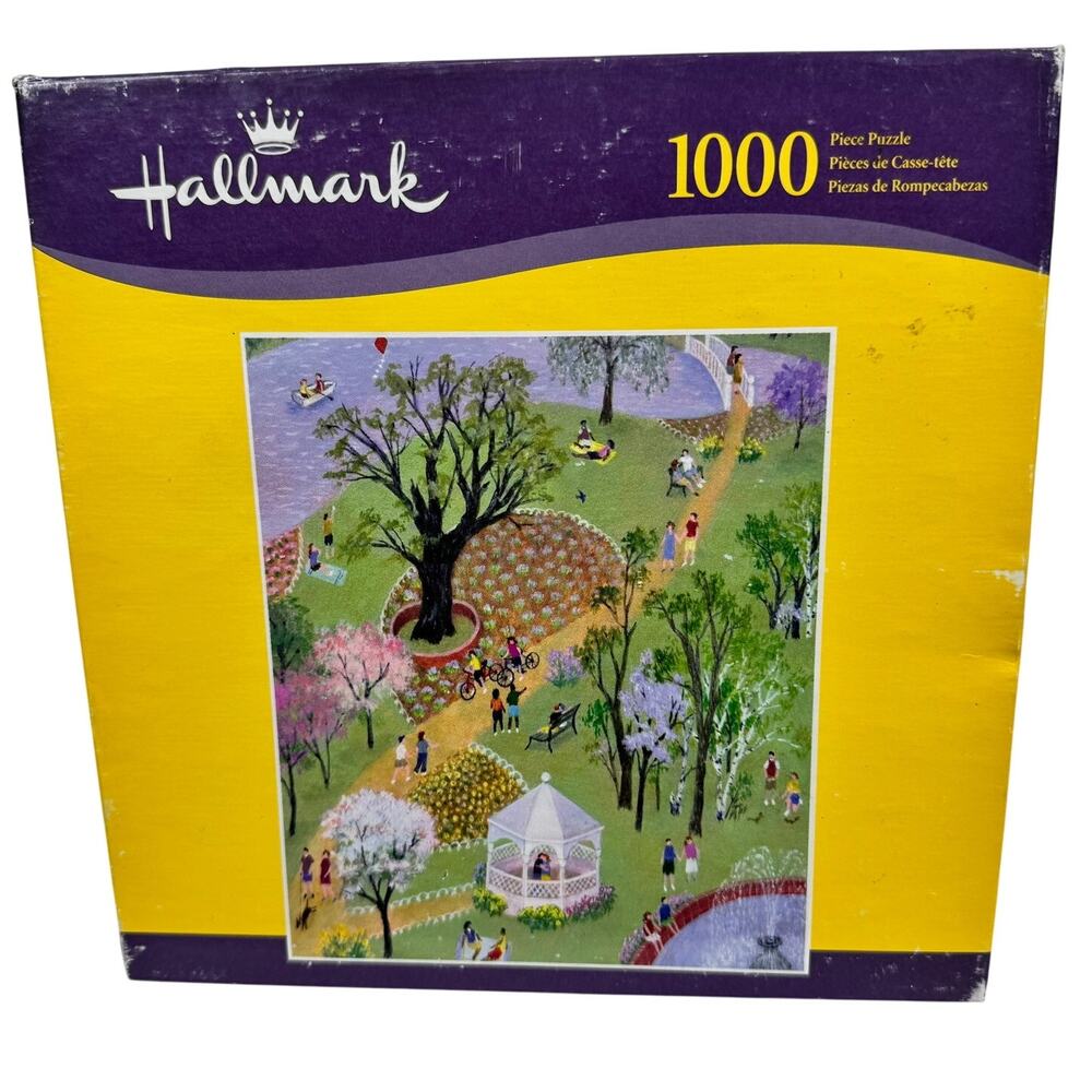 Hallmark 1000 Piece‎ Jigsaw Puzzle "A Day In The Park" 20"x24" Factory Sealed